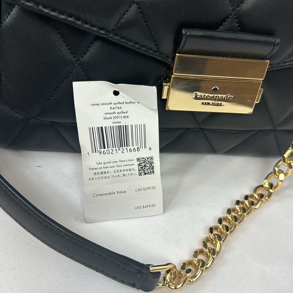 KATE SPADE Carey Medium Flap Chain Shoulder Leather Bag - Picture 6 of 6